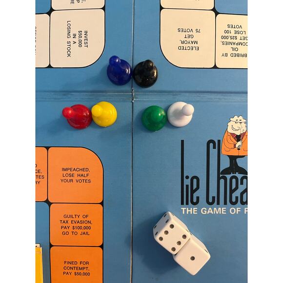 Lie, Cheat & Steal, The Game of Political Power ! 1971 Retired! Relevant today! - Picture 15 of 16